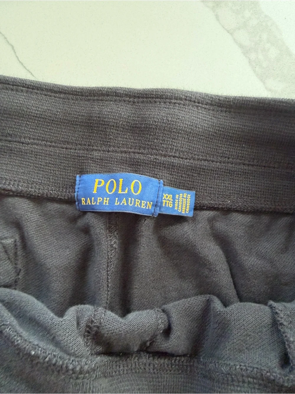 POLO RALPH LAUREN BIG PONY MESH SHORTS BLACK MENS SIZE XX LARGE